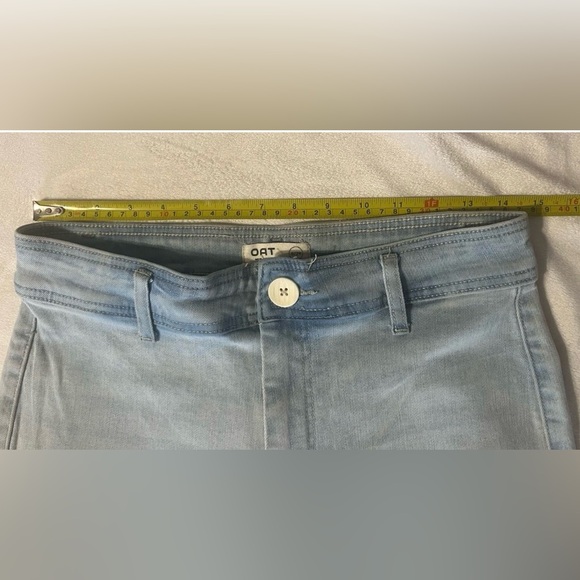 Oat New York Raw Hem straight Leg Jeans Size 8/29 Womens - Picture 4 of 5